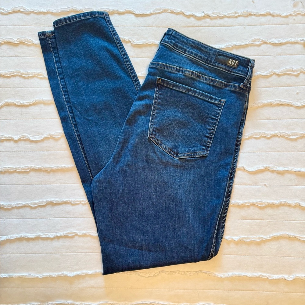 Kut from the Kloth Mia High Rise Fab Ab Toothpick Skinny size 14